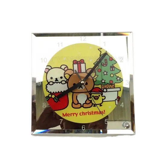 BL-14 Square Sublimation Clock Photo Frame 200*200*5mm
