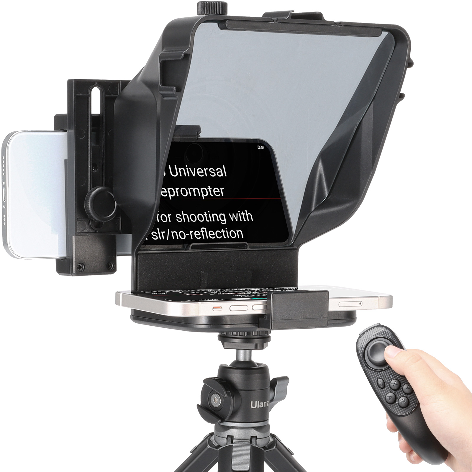 Ulanzi PT-16 Universal speech Teleprompter mirrors for Mobile Phones Smartphone live streaming broadcasting Vlog Accessories