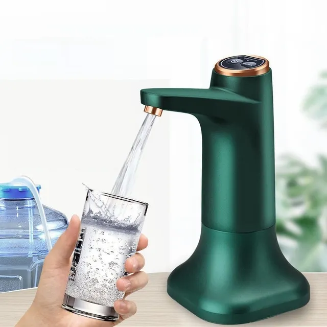 Electric Water Bottle Pump with Base USB Water Dispenser Portable Automatic Water Pump Bucket Bottle Dispenser