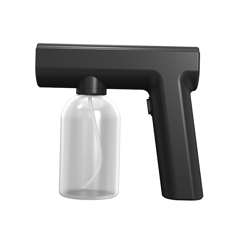 New Upgarde Handheld Portable Nano Atomizer Spray Gun Perfume Water Alcohol Disinfection Sterilizing Gun With Blue Light