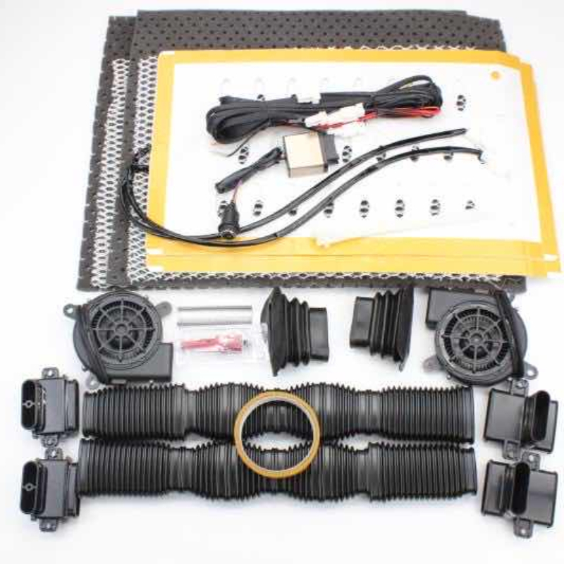 Premium OEM 2 big air flow fan cooler seat heater ventilation system 6 steering position for leather interior seat comfort