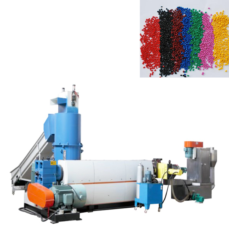Plastic Film Granulating Compounding Pelletizing Recycling Machine for Sale