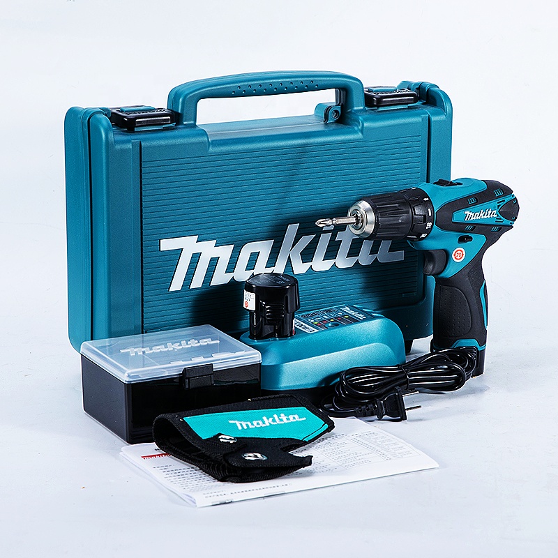Самая популярная модель Makita DF330 10,8 в 10 мм Беспроводная ручная дрель с литиевой батареей промышленного класса