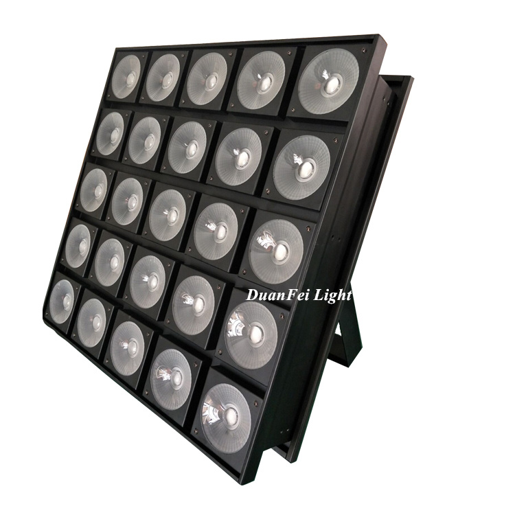 Горячие скиды 5x5 rgb 3 в 1 Освещение сцены оборудования 25 шт. 10 Вт led cob led матрица с новой уникальной технологией рассеивания света