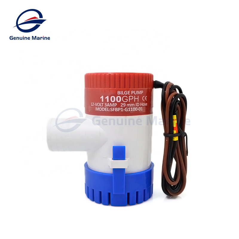 Морской 12V24V 1100GPH мини электрический Трюмный насос