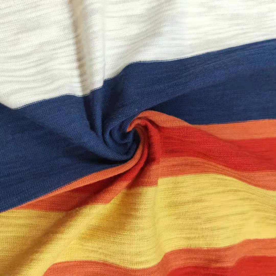 Shaoxing Custom 50%Cotton 50%Modal Textile Knitted Fabric Jersey Cotton 190-200Gsm