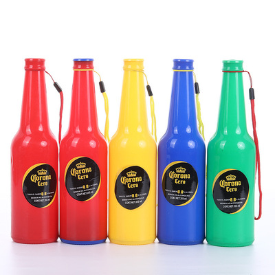 Manufacturer Direct Marketing Creative Plastic Beer Bottle Horn for Football Game