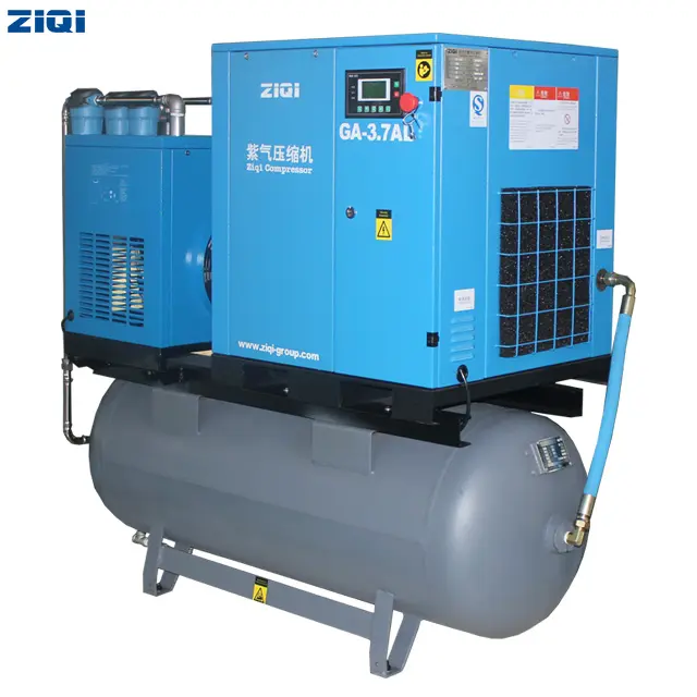 factory price high precision silent air compressor with tank