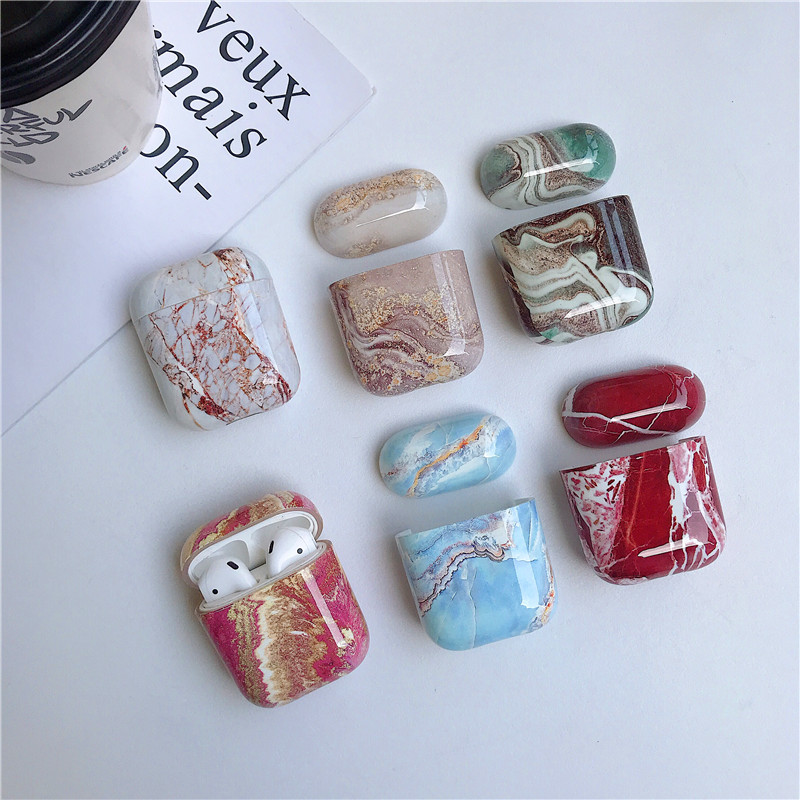 Коробка De для Airpods крышка Симпатичные Oem Originales Girly оригинальный мрамор для airpods чехол