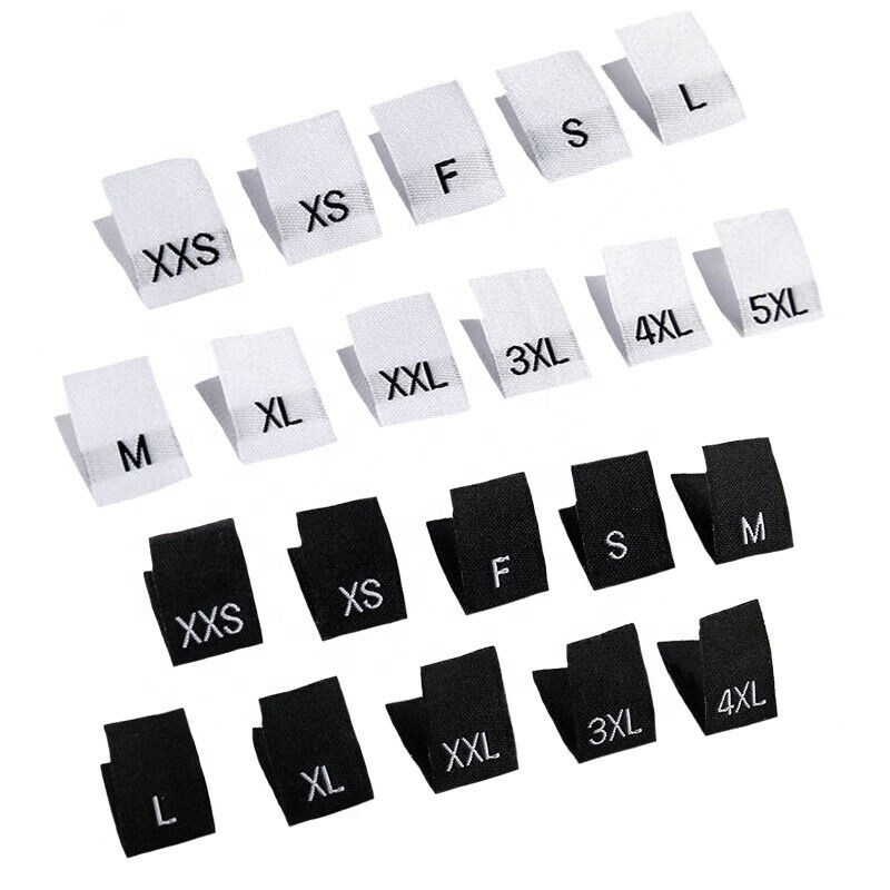 Customized High Quality Woven Clothes Tag Fashion Woven Clothing Label Logo For Garment