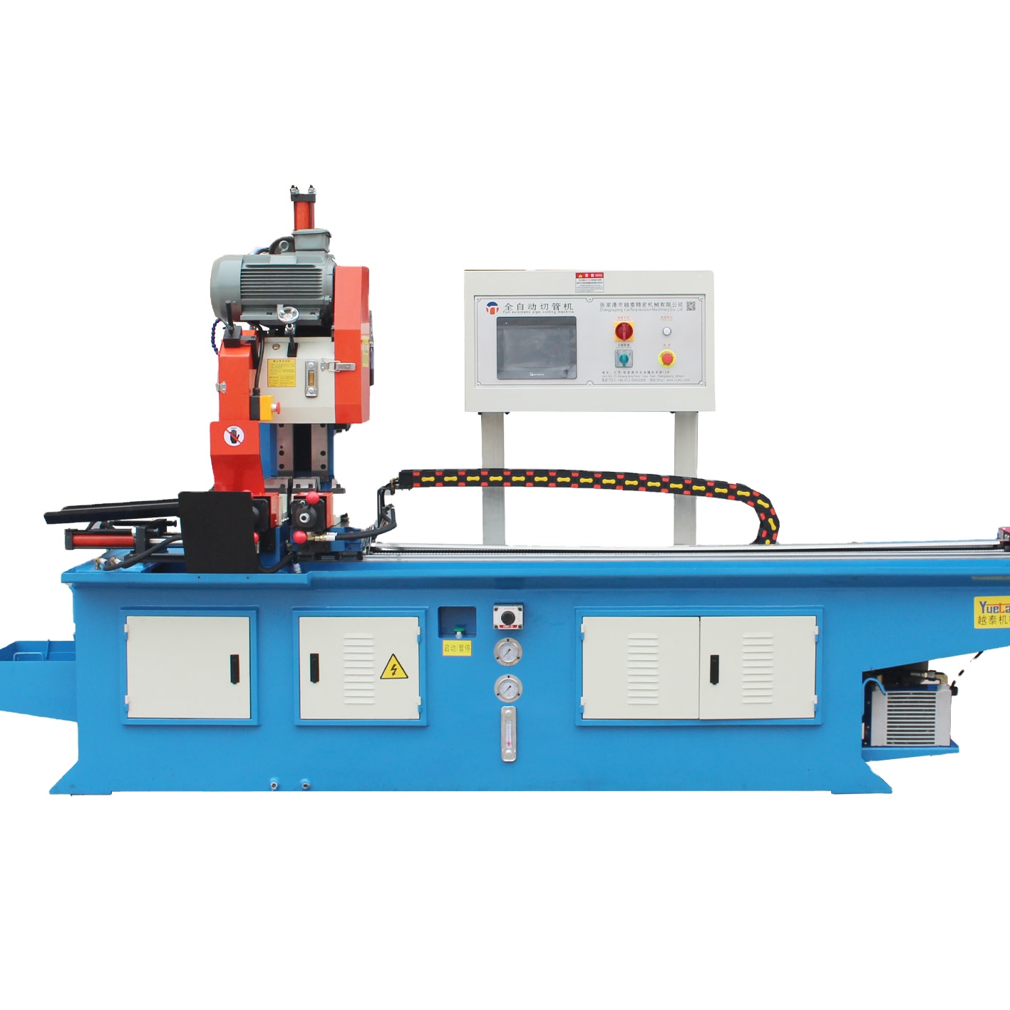 Китайский производитель, оптовая продажа, Yuetai 375 CNC машина для резки квадратных труб для мебели
