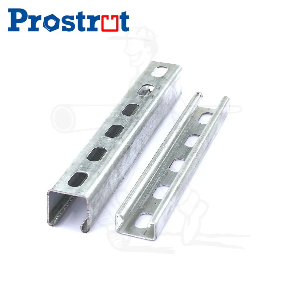 Slotted C Channel Galvanized Steel C Profile