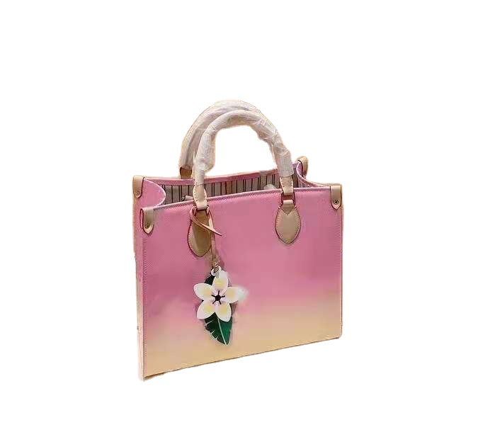 2021 Hot-selling Luxury Designer Top Fashion Alphanumeric Pool Printed Gradient Ocean Beach Handbag