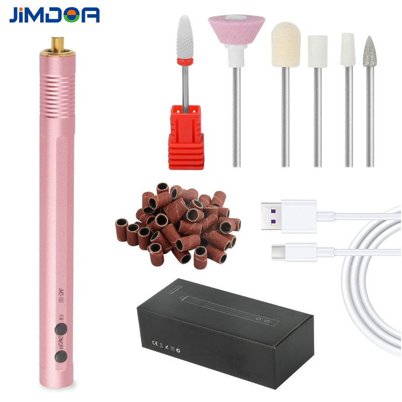 JIMDOA оптовая продажа с фабрики Облегченный электрический Фрезер для ногтей, сверлильный часть руки для маникюра