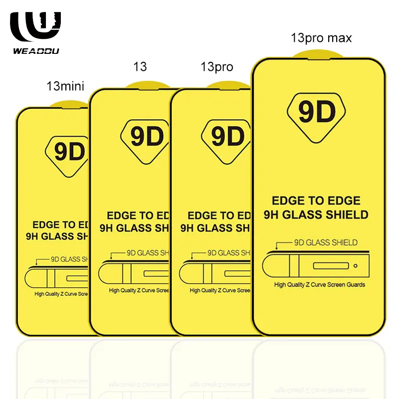9D высококачественное закаленное стекло для iPhone 13 12 Pro Max Mini Screen Protector Для iPhone 13 Pro Max Screen Protector