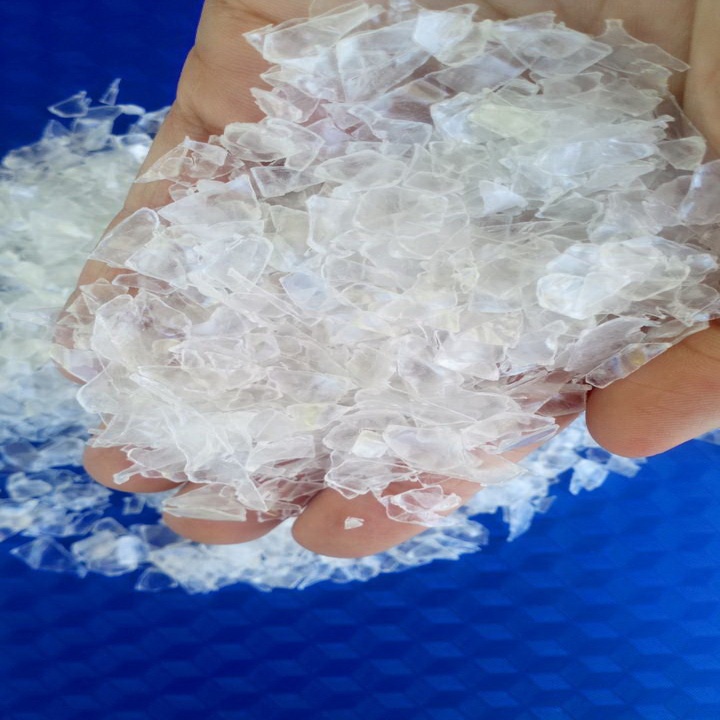 Transparent Pet flakes