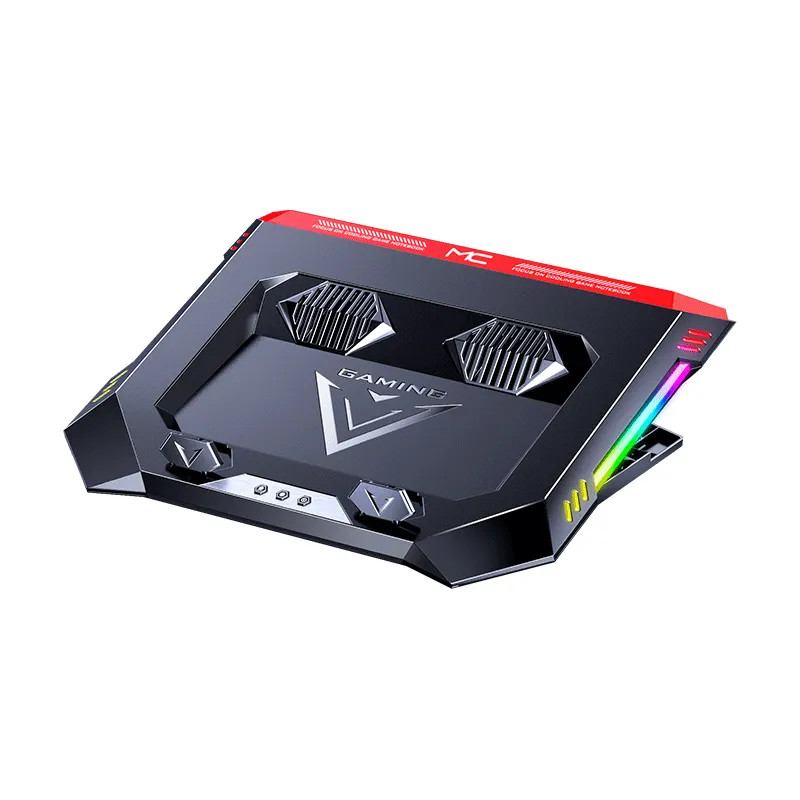 Foldable Portable Height Adjust Laptop Cooler Ergonomic Aluminum Laptop Cooling Pad For 17 Laptop