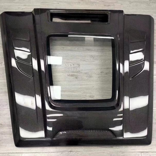 Carbon Fiber Car Transparent Engine Hood Cover Bonnet Fit for Mercedes-Benz G Class AMG G500 G63 G350 G55 G65 / W463 W464