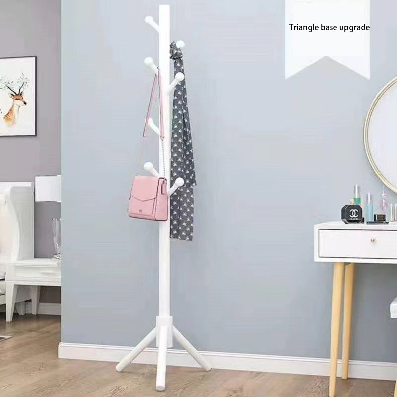 High-grade wooden erection type coat and hat rack