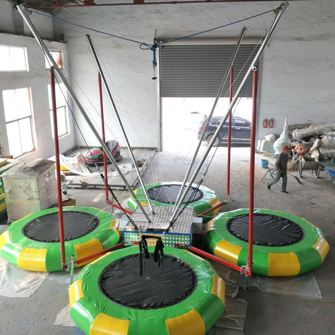 Открытый 4-х местные банджи-батут для продажи в bungee jumping (банджи-батут