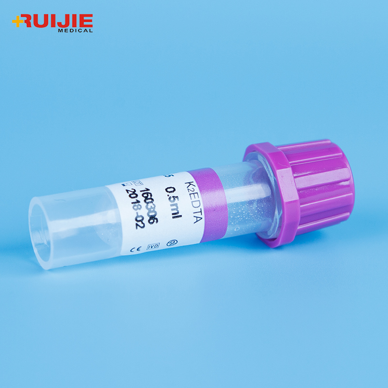Medical 0.5ml Edta k3 Micro Mini Blood Collection Test Tube