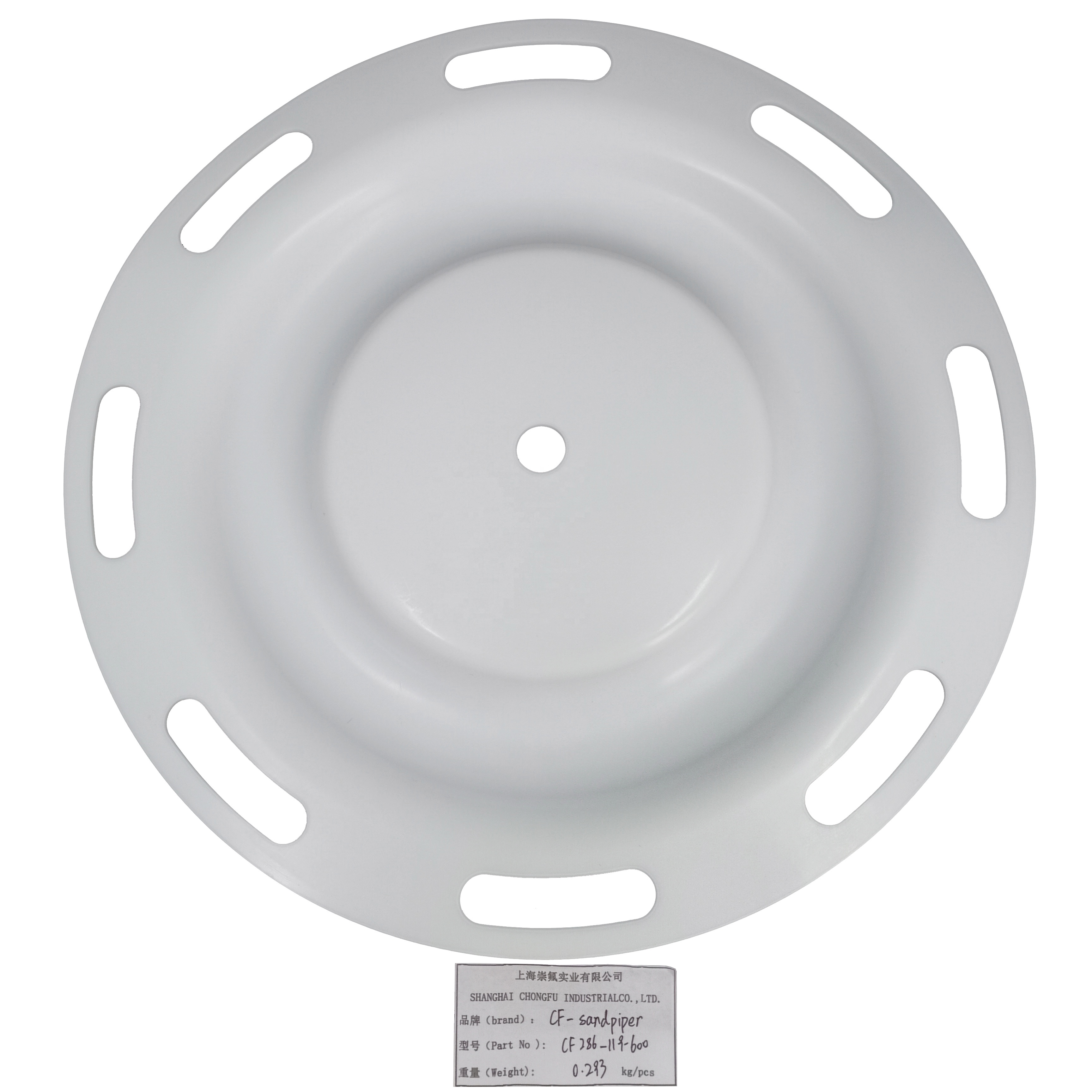 Части насоса диафрагмы ptfe CF286-119-600 прокатки диафрагмы пневматический насос диафрагмы