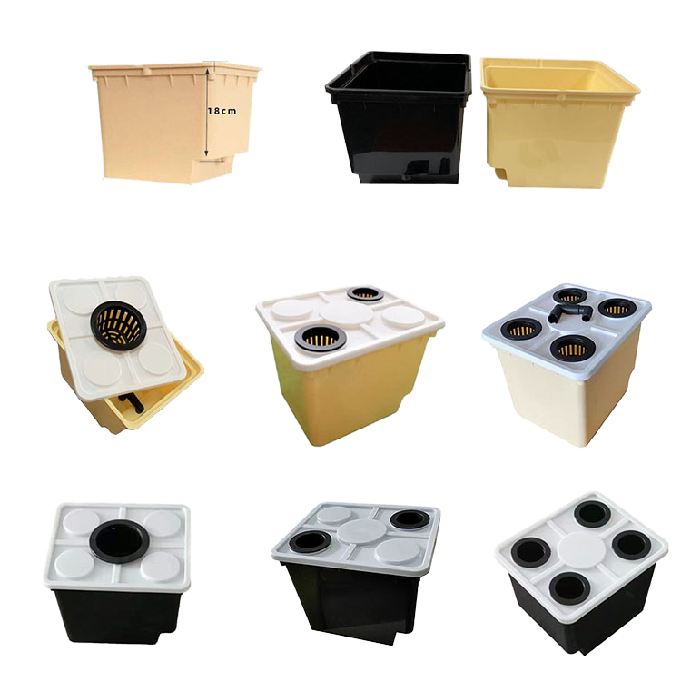 Dutch Bucket Hydroponics & Aquaponics Tomato Growing System Large & Small Sizes PP Plastic & PC Sheet Material Plastic Shed Type