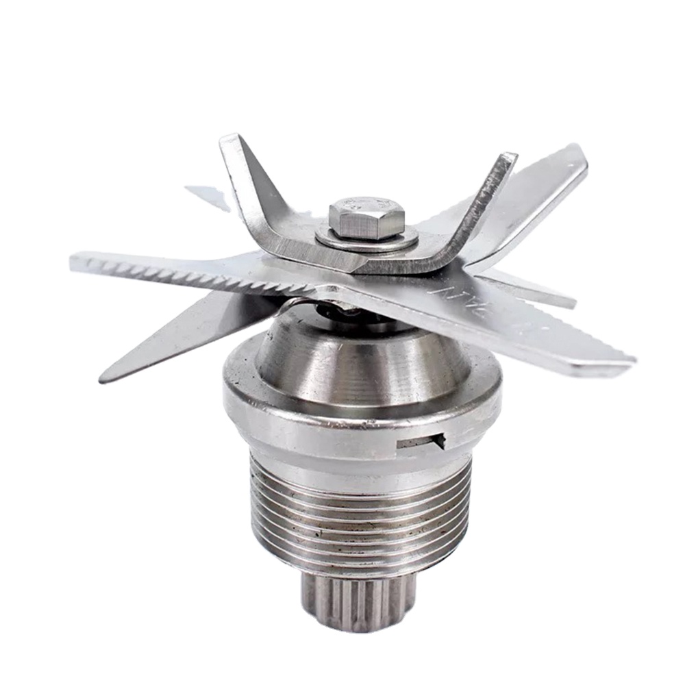Stainless Steel Hardened 6 Mixing and Cutting Food Juicer Parts Replacement Blender Knife Blade