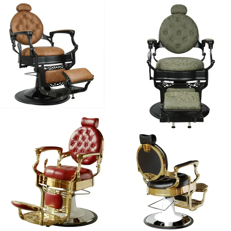 Real factory sale hair cut barber chair;Perfect service salon chairs for sale;visit us and check video of salon furniture