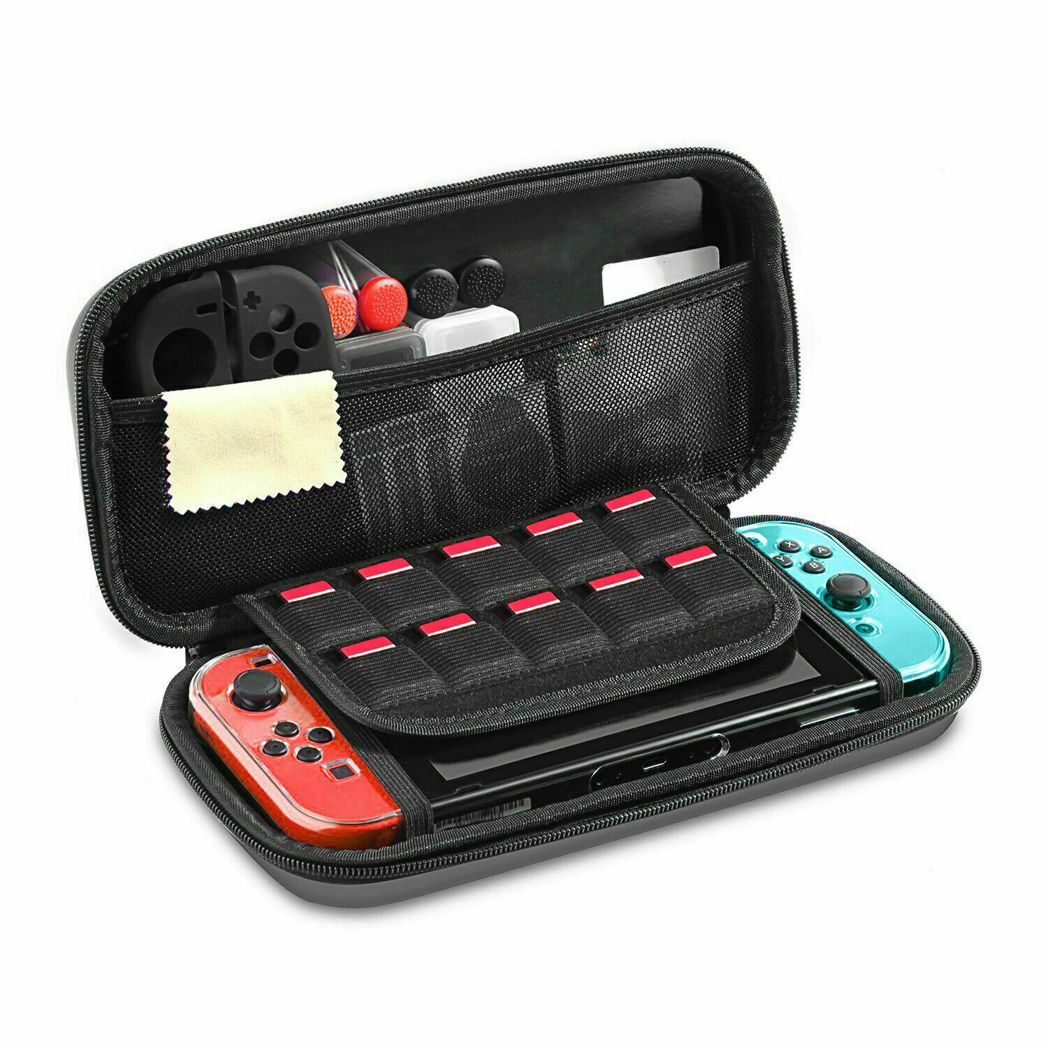 Lower Price For nintendo switch game card case Portable Traveler Bag Console Joy-Con Storage YY handle bag