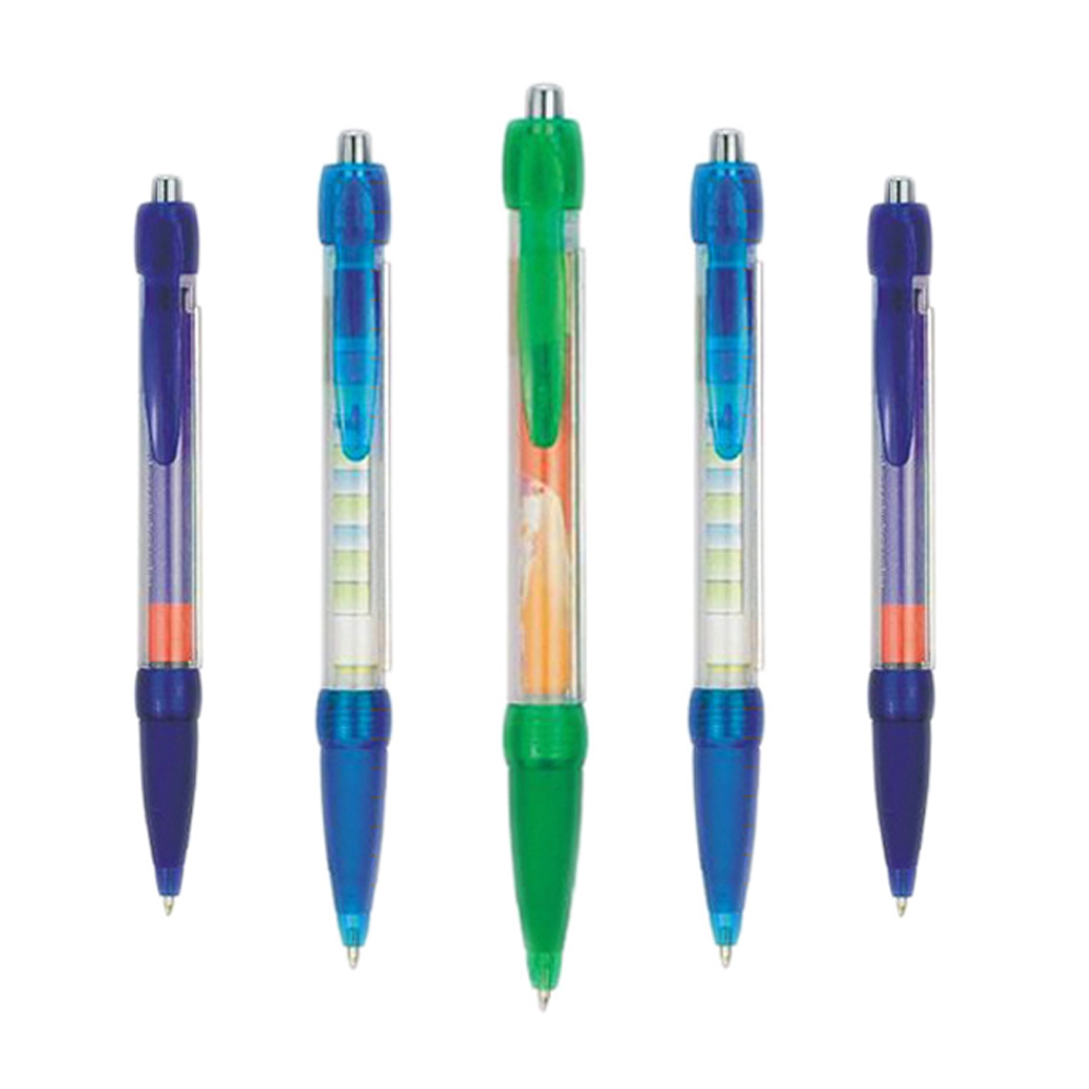 Personalized Pull-Out Banner Plastic Pen with Paper Inside Advertising Logo Pen