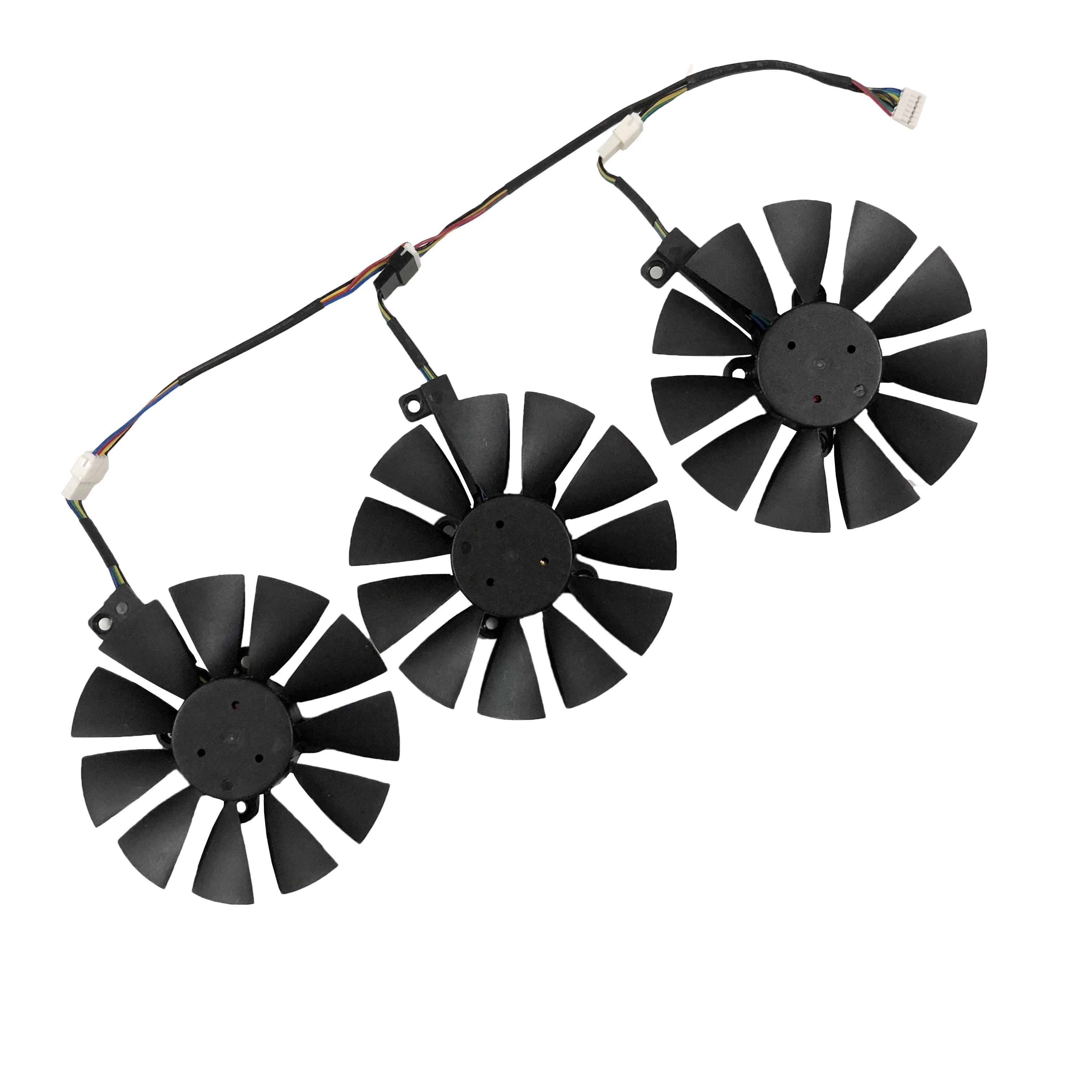 Компьютер видеокарты вентилятор охлаждения GPU VGA Cooler как замена для ASUS R9 ярости 4G 4096 strix видеокарты охлаждения