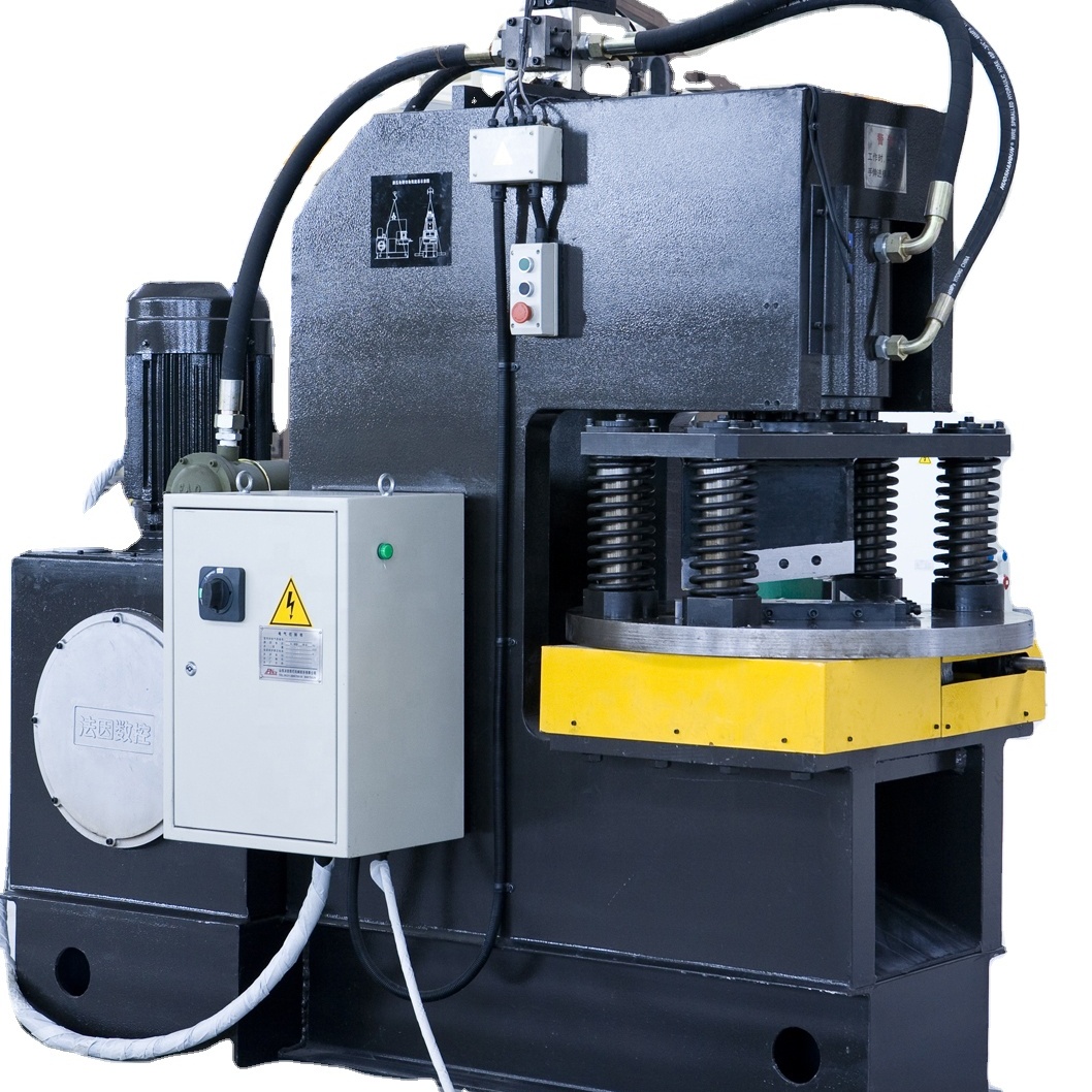 ACH200 FINCM Hydraulic CNC Angle Notching Machine CNC Notching Machine Communication Tower