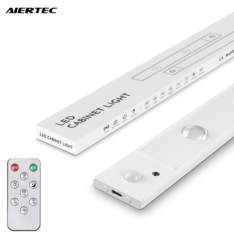 LED Cabinet Light Clear Luminous USB Body Lamp Furniture Light OEM Switch Magnetic Wall Motion Sensor Under LED Cabinet Light