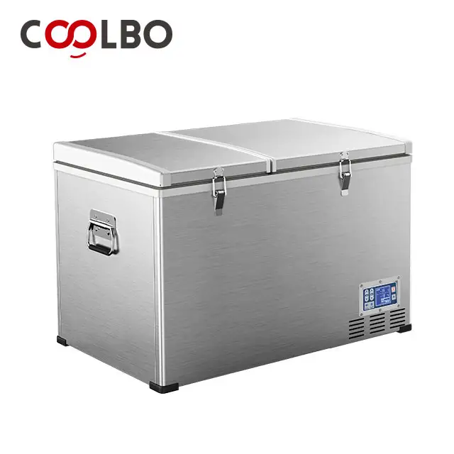 125L DC 12/24V Compressor Car Fridge Portable Deep Freezer For Camping Yacht