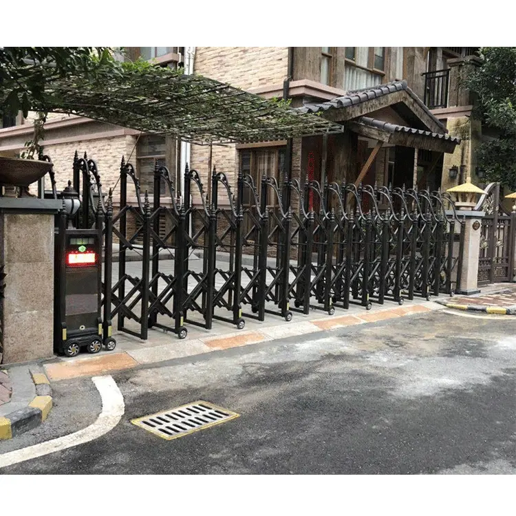 Different Types Of Main Gate Color Door Iron Simple House Gate Grill Design Barrier Electric Gate Remote Control From China