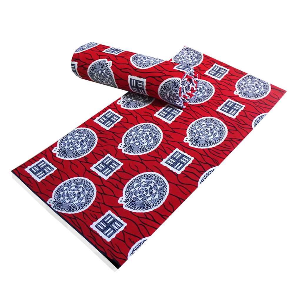 wax fabric cotton wax print real wax cotton african print veritable block wholesale price V1092