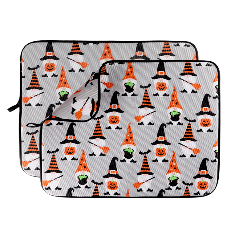 Wholesale Absorbent Soft Table Place Mats,Halloween Table Placemats for Kitchen Table