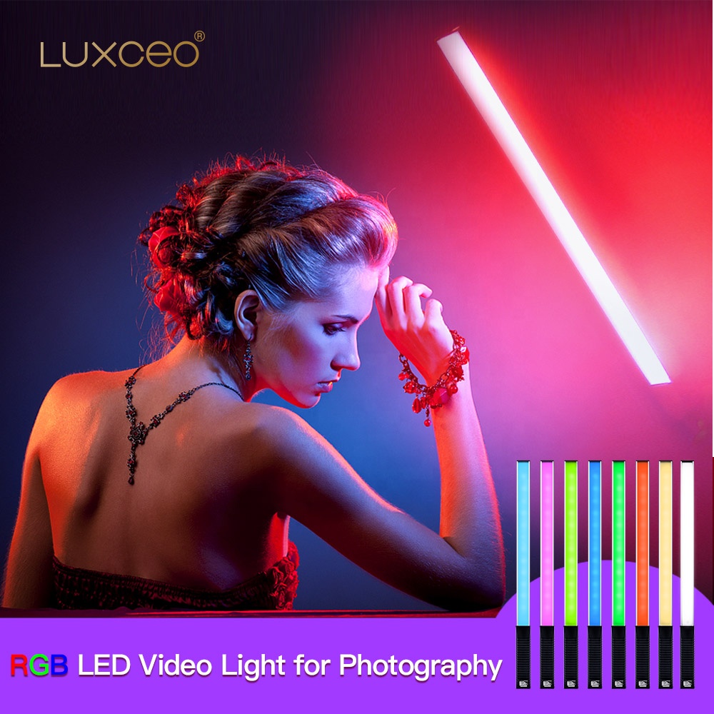 LED RGB видео свет Встроенный перезаряжаемый аккумулятор питания съемка освещения при съемке цвет для фото-и видеосъемки