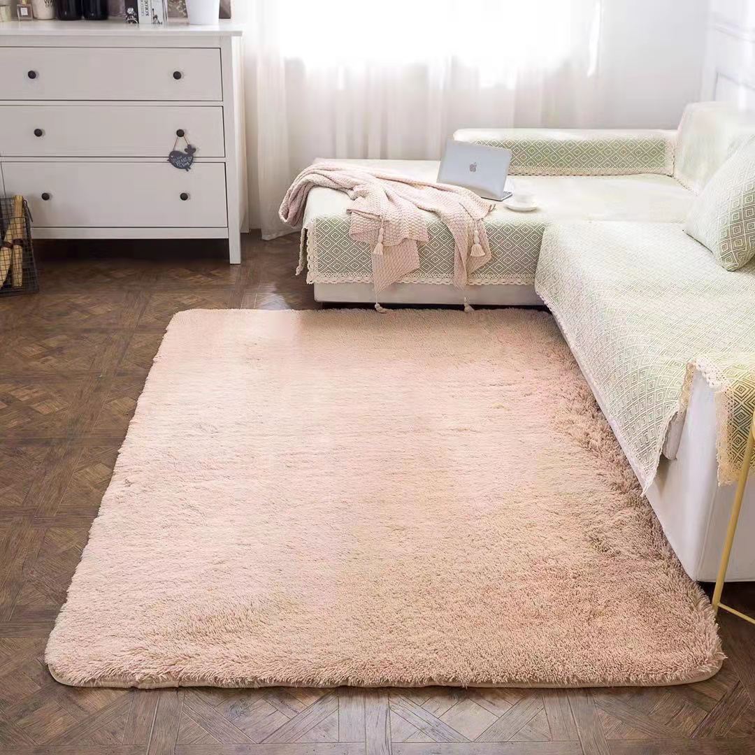 Best Seller shaggy area faux plush fur fluffy furry rugs carpet for living room
