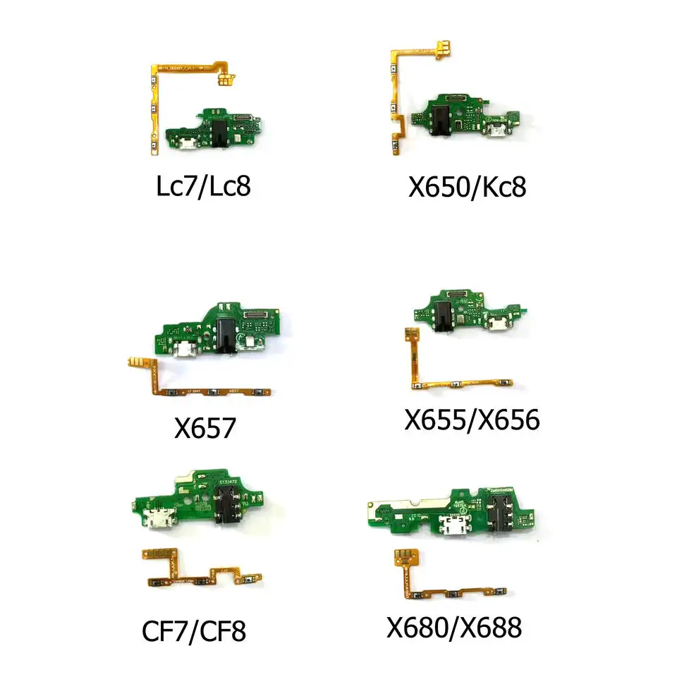 USB Board Charger Flex Cable LC7 LC8 X650 KC8 X657 X655 X656 CF7 CF8 X680 X688 For tecno for infini