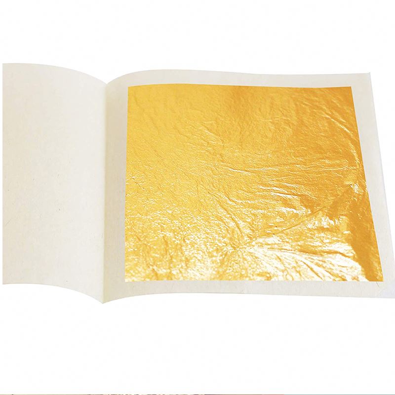 chinese 24k genuine gold leaf above 98% pure gold 9.33*9.33cm