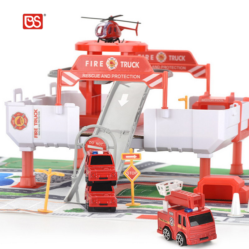 Assembling 2 In 1 Robot And Fire Truck Packing Play Set