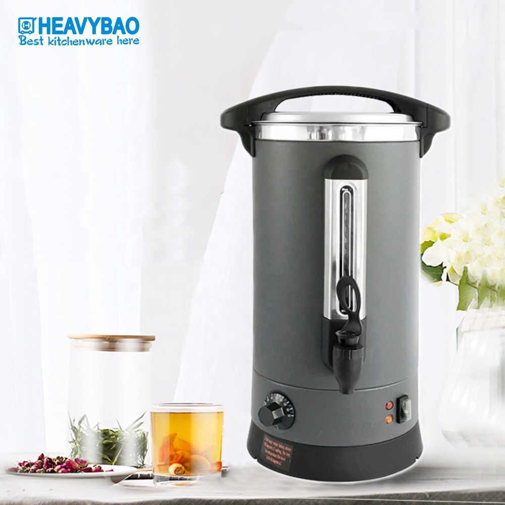 Heavybao Stainless Steel Colorful Electric Drinking Boiler Hot Water Heater Wine Tea Warmer Heating Element Catering Urn