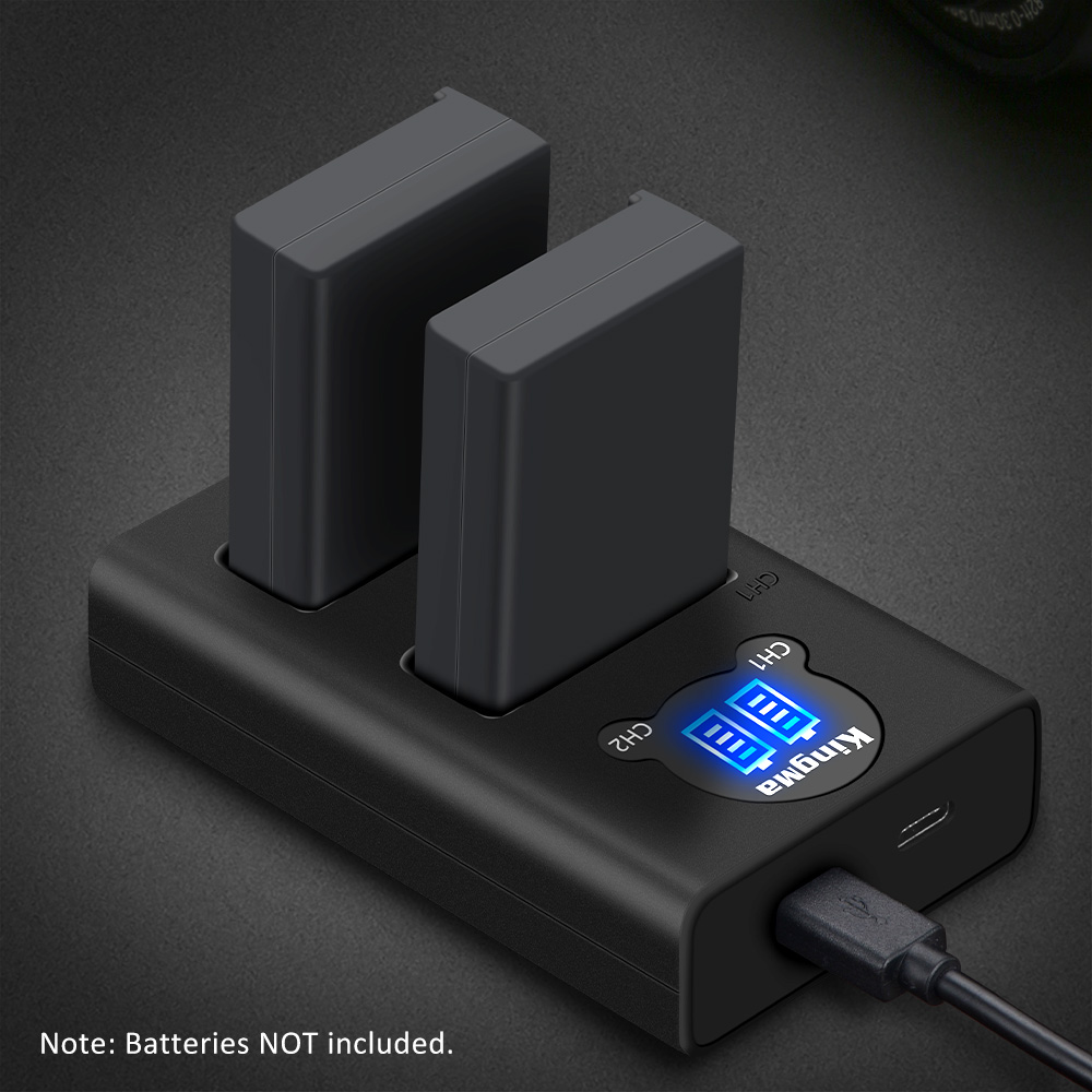 KingMa Dual Micro USB Type-C с ЖК-дисплеем зарядное устройство для Nikon EN-EL9 батарея и для Nikon D40 D40X D3000 D5000 камера
