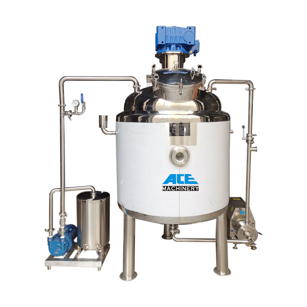 Ace Latest Shampoo Detergents Liquid Tank With Agitator / Latex Paint Colour Mixing Equipment