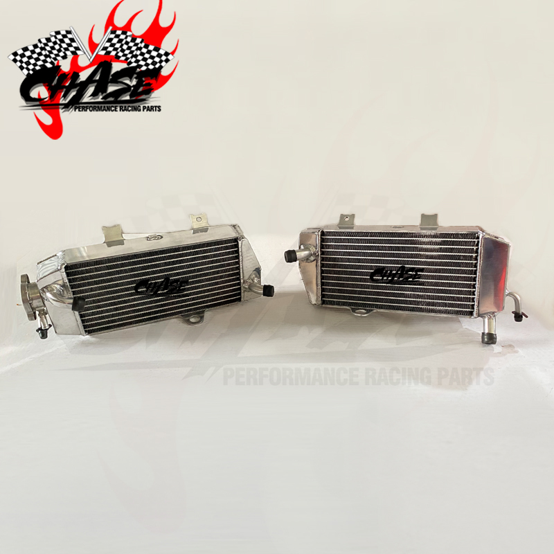 Радиатор полностью алюминиевый для HONDA CRF 450R 2009-12 с правой и левой стороны, радиатор охлаждения мотоцикла, 1 комплект