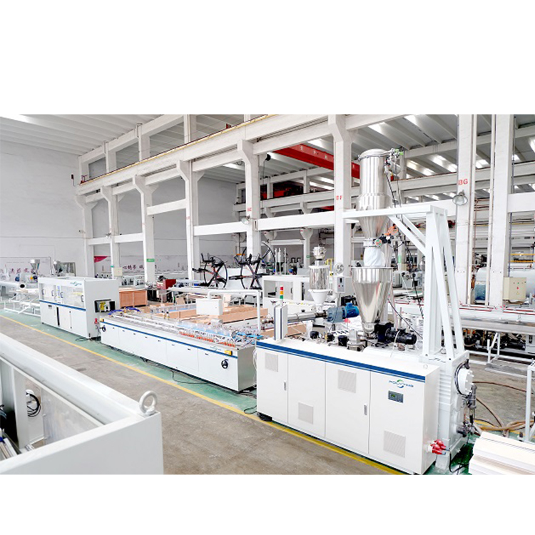 Polytime pvc upvc door and window profile extruder extrusion manufacturing making production machine line