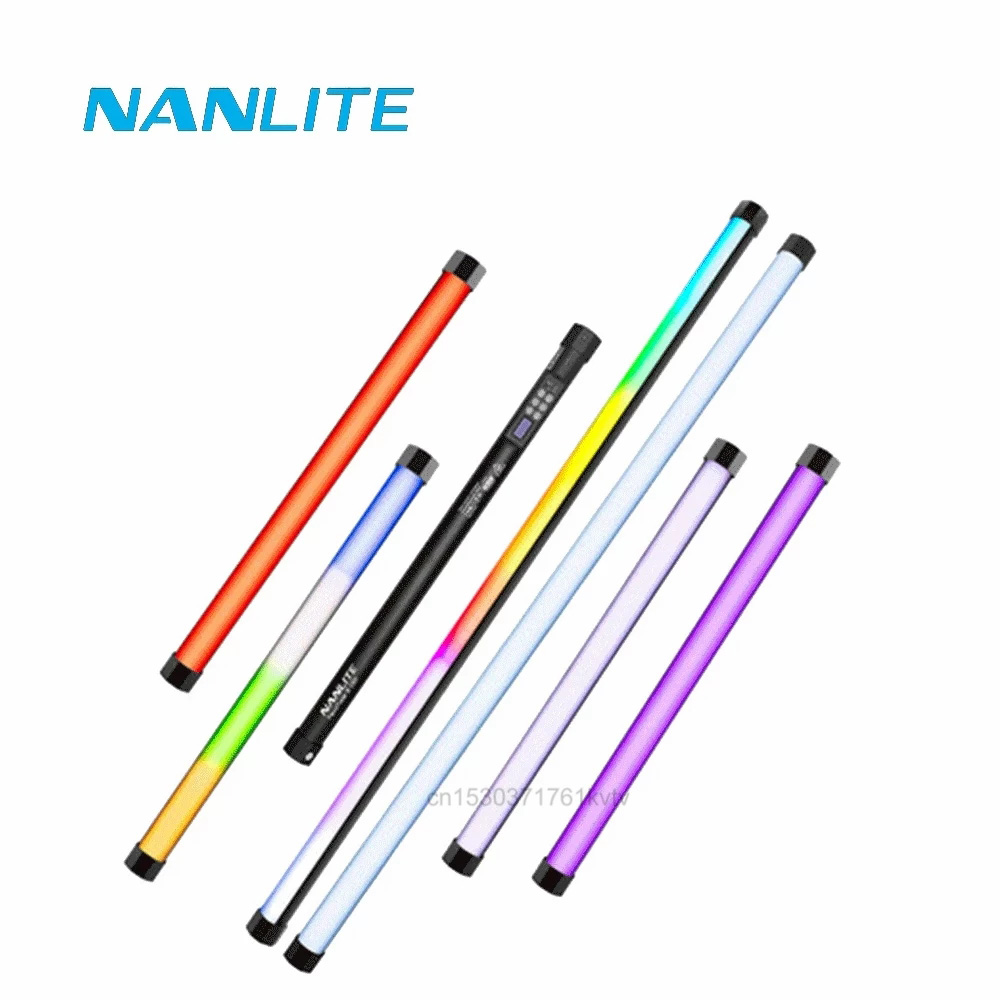 Nanguang NANLITE Pavotube II 15X 30X RGB Светодиодная лампа для фотосъемки 2700K-12000K RGBWW с пиксельным управлением, ручной светильник