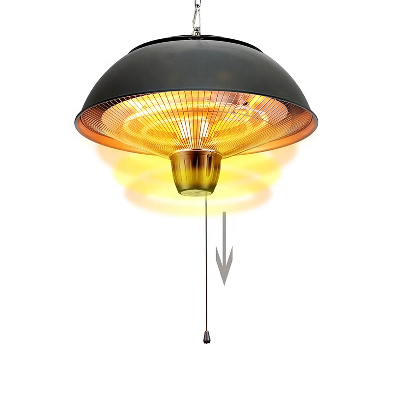 2000W Electric Halogen Quartz Ceiling Radiant Outdoor Patio Heater